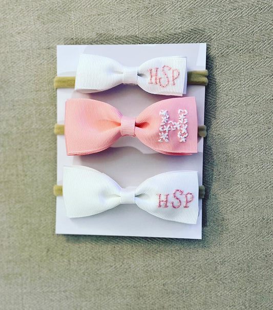 Pink “Louise” Bow Bundle