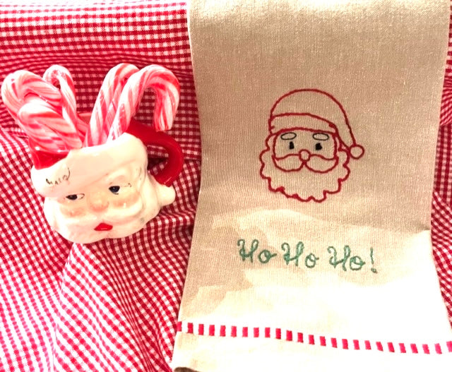 Santa Tea Towel