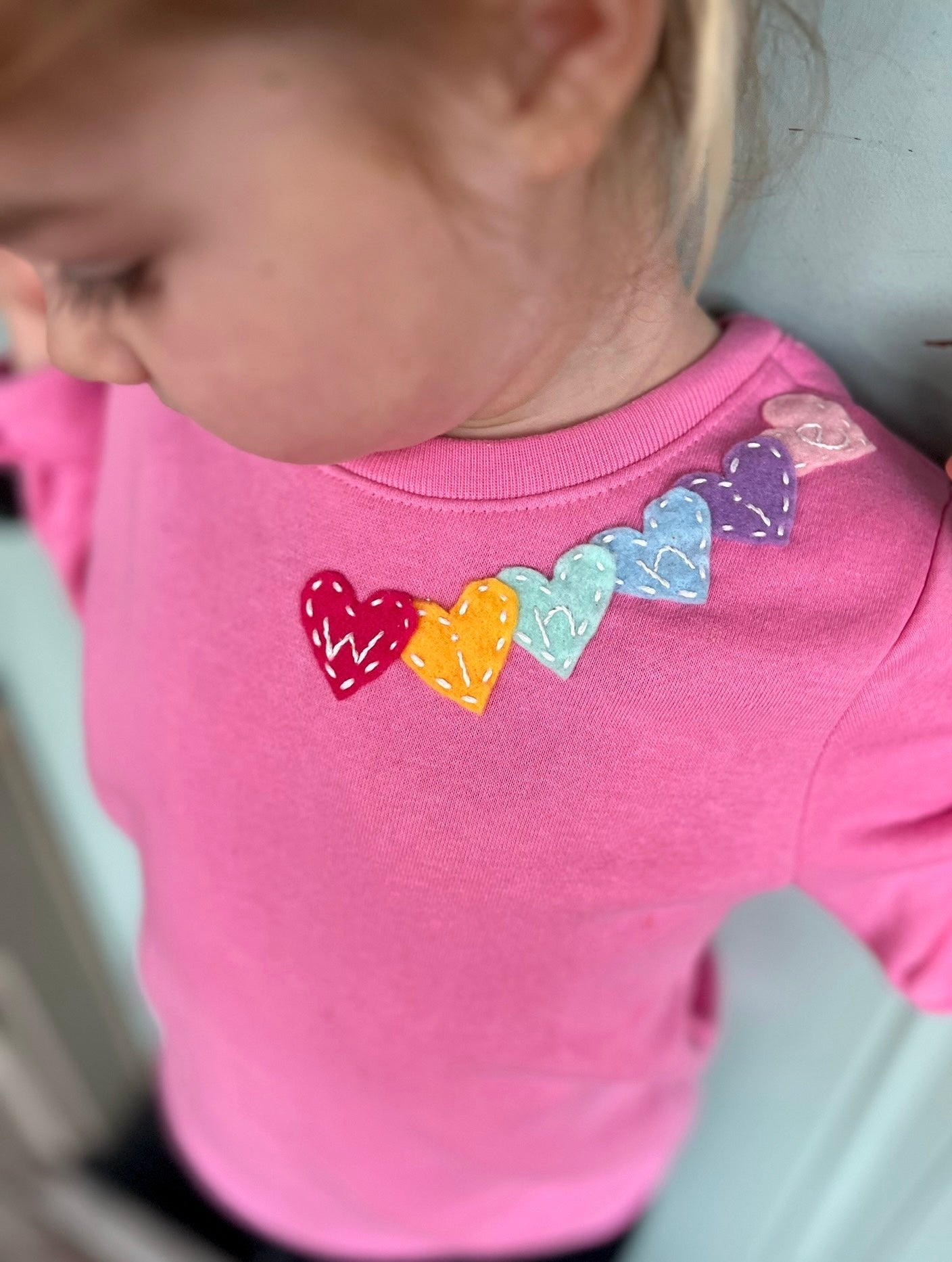 Sweetheart Appliqué Sweatshirt