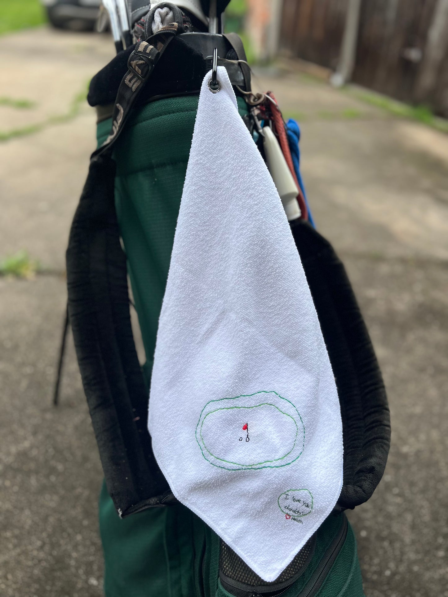 Custom Drawing Golf Towels